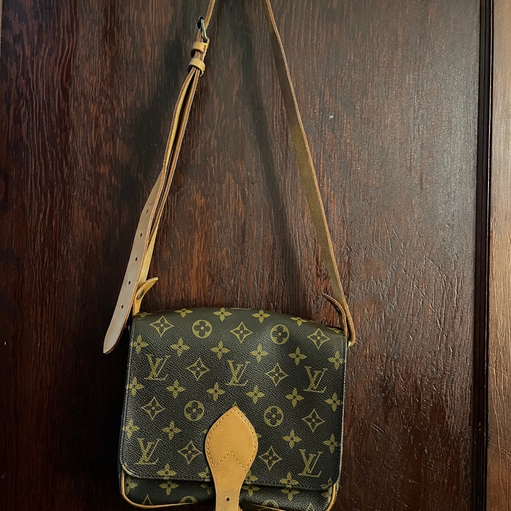 Louis Vuitton Cartouchiere PM browns monogram shoulder bag